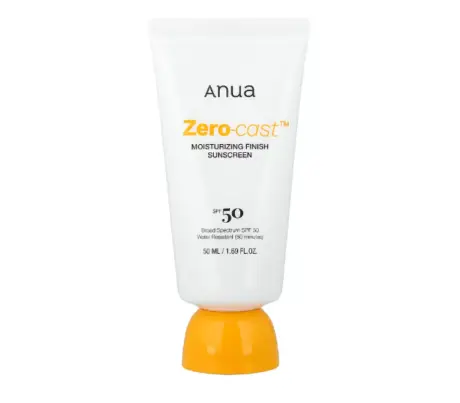 Anua Zero-Cast Sunscreen SPF50