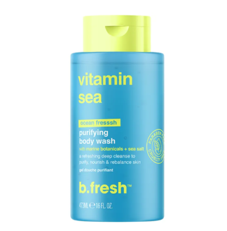 b.fresh Vitamin Sea Ocean Fressssh Purifying Body Wash 437ml