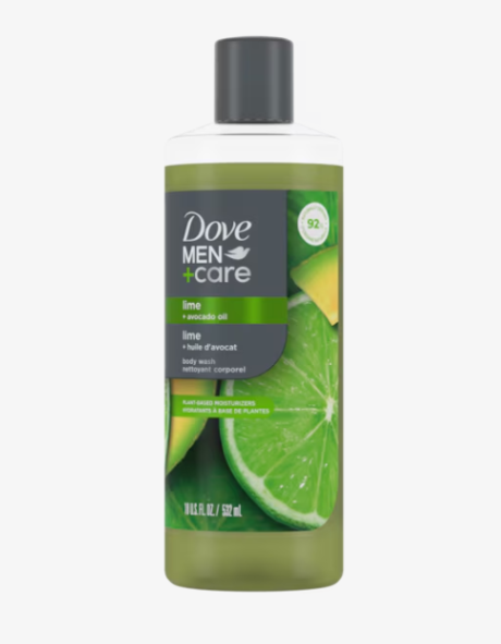 Dove Men + Care Lime & Avocado Oil Body Wash 532ml