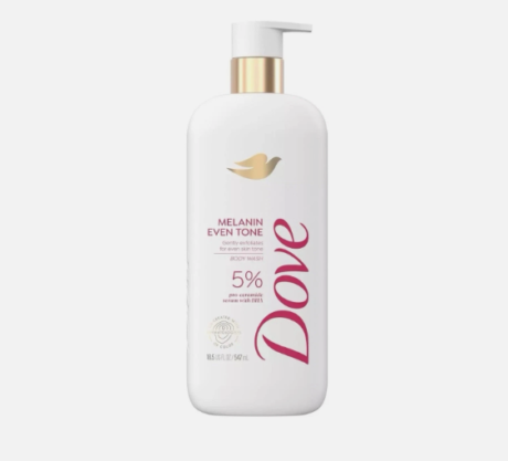 Dove Melanin Even Tone 5% Pro Ceramide Serum with BHA Body Wash 547ml