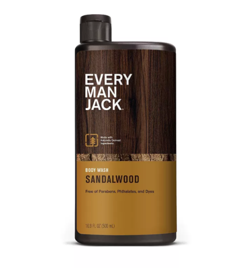 Every Man Jack Sandalwood Hydrating Body Wash 500ml